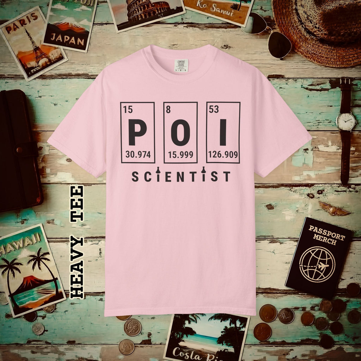 Poi Scientist, Hawaii Heavy Tee Blossom / S