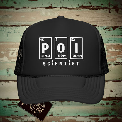 Poi Scientist, Hawaii Trucker Hat Black / One size