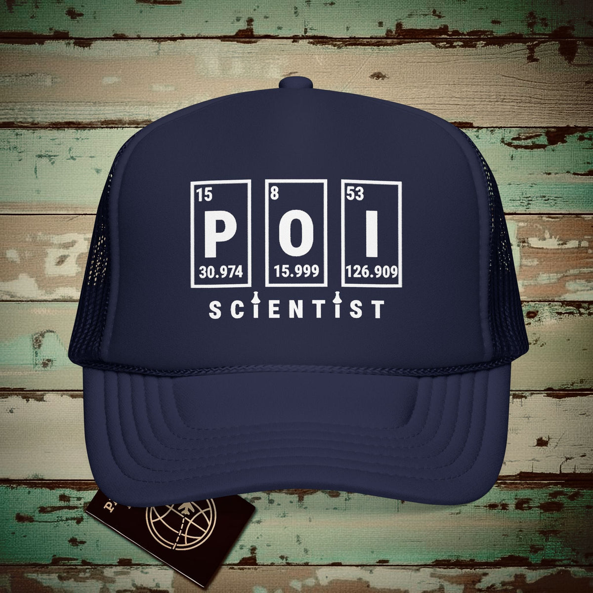 Poi Scientist, Hawaii Trucker Hat Dark Navy / One size