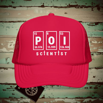 Poi Scientist, Hawaii Trucker Hat Red / One size