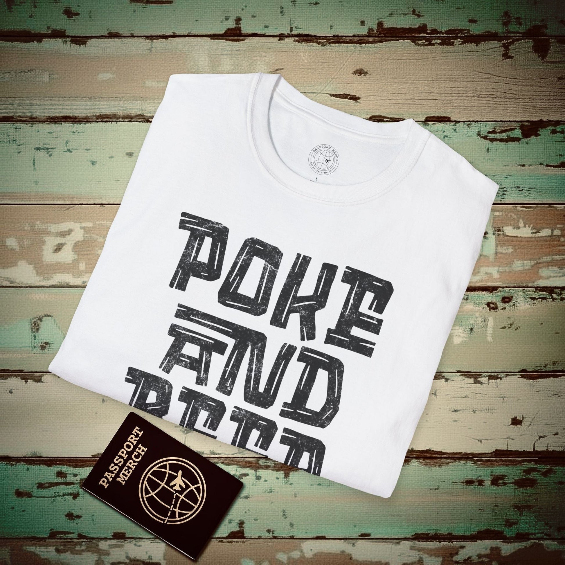 Poke and Beer, Hawaii T-Shirt White / S