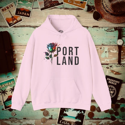 Portland Rose, Oregon Hoodie Light Pink / S