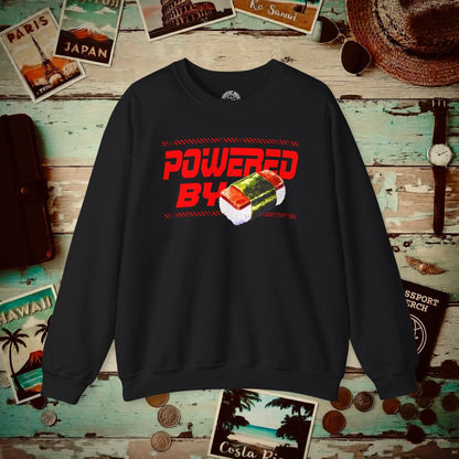 Powered By Musubi, Hawaii Crewneck Black / S