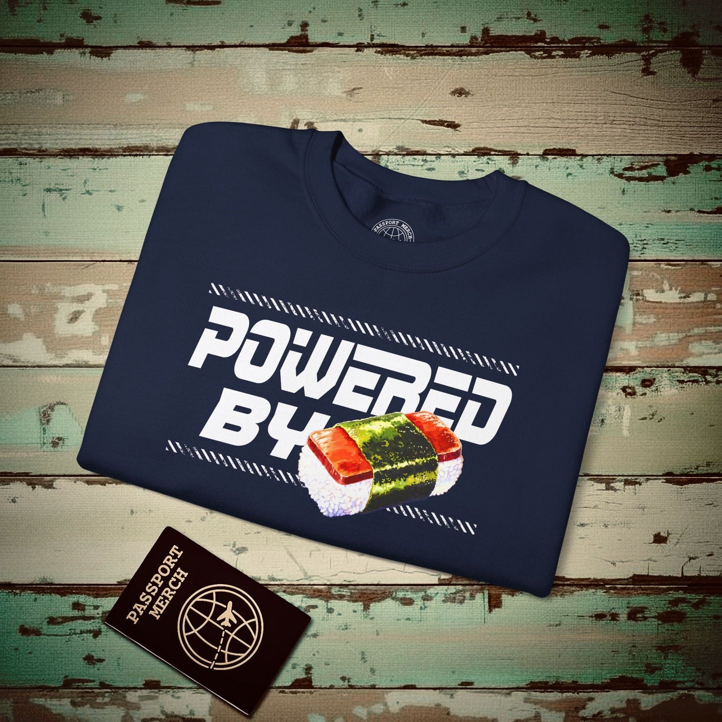 Powered By Musubi, Hawaii Crewneck Navy / S