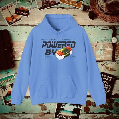 Powered By Musubi, Hawaii Hoodie Carolina Blue / S