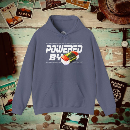 Powered By Musubi, Hawaii Hoodie Heather Navy / S