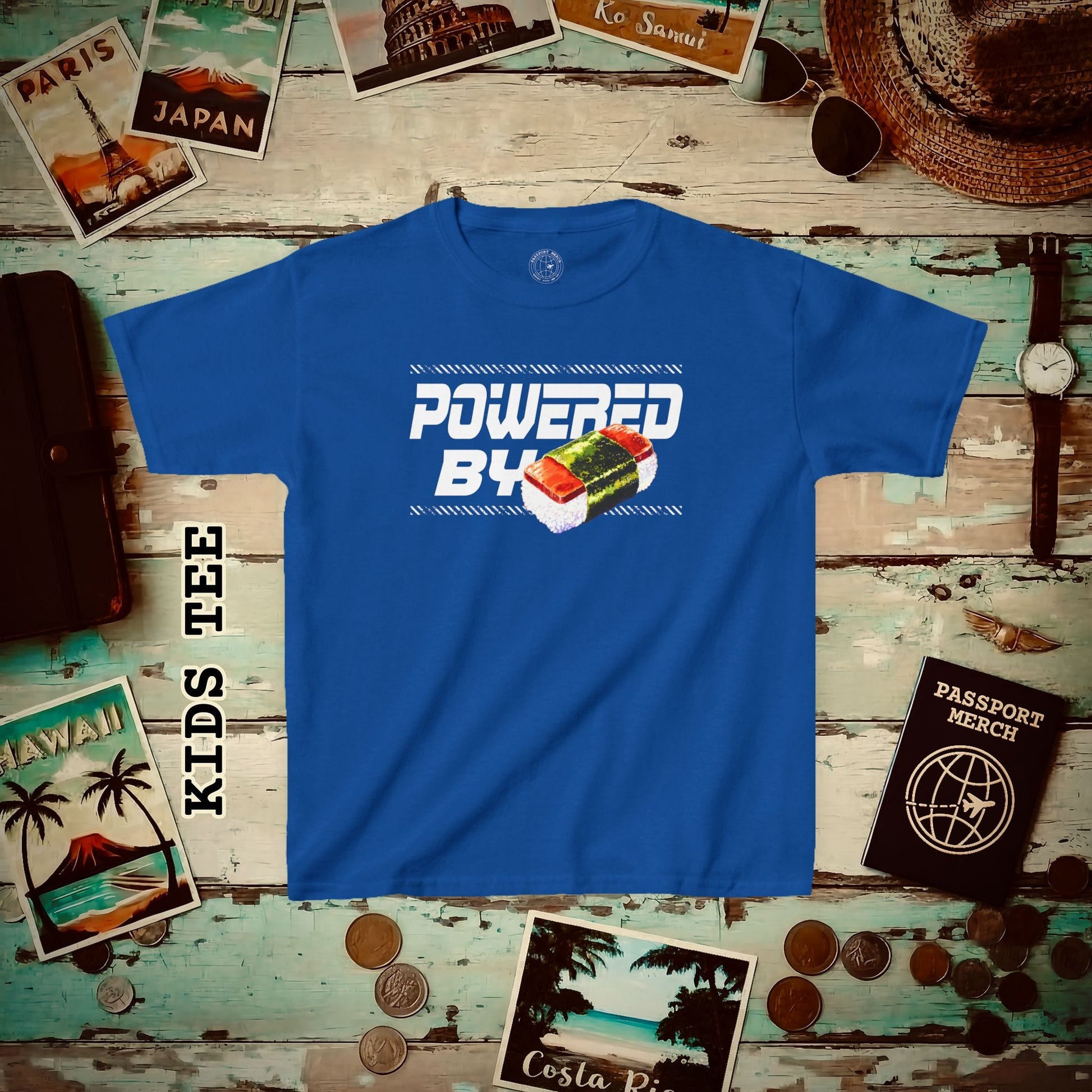 Powered By Musubi, Hawaii Kids Tee XS / Royal