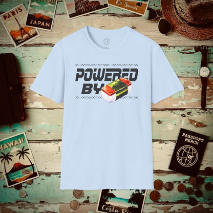 Powered By Musubi, Hawaii T-Shirt Light Blue / S