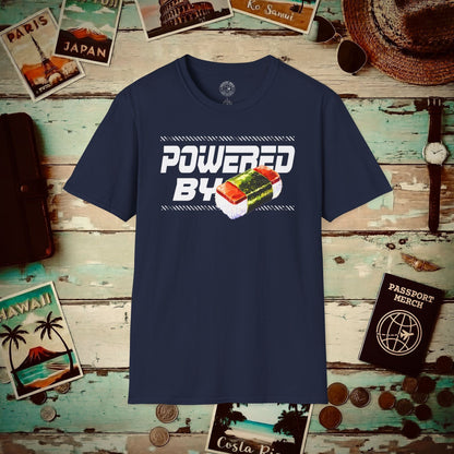Powered By Musubi, Hawaii T-Shirt Navy / S