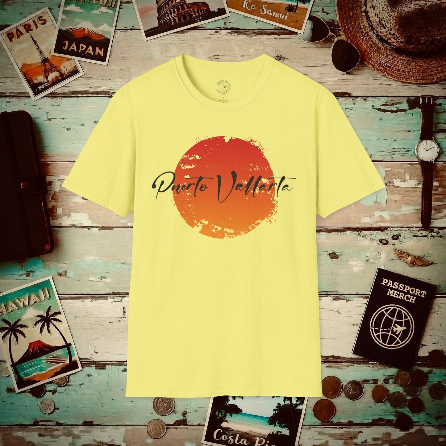 Puerto Vallarta Mexico SunT-Shirt Cornsilk / S
