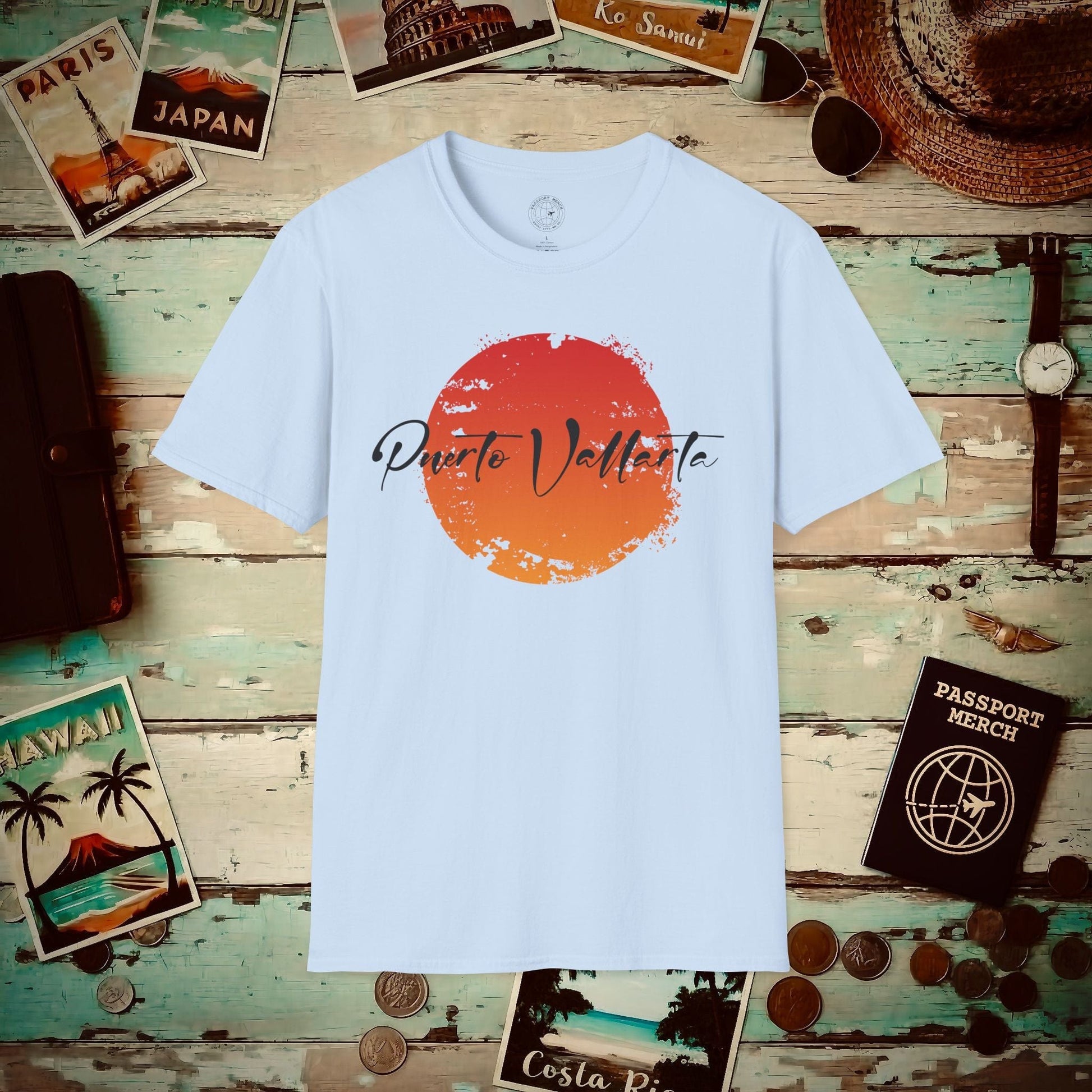 Puerto Vallarta Mexico SunT-Shirt Light Blue / S