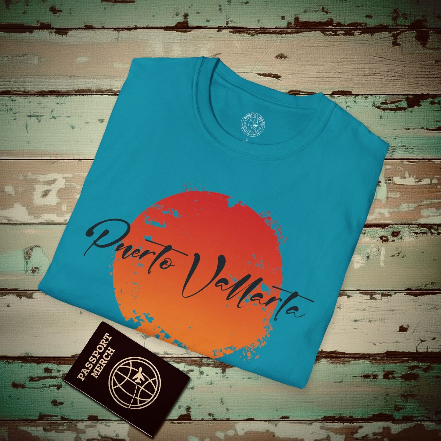 Puerto Vallarta Mexico SunT-Shirt Tropical Blue / S