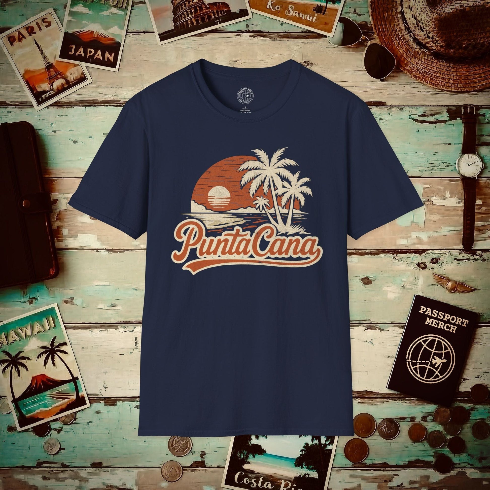 Punta Cana, Dominican Republic - 80's Vintage T-Shirt Navy / S