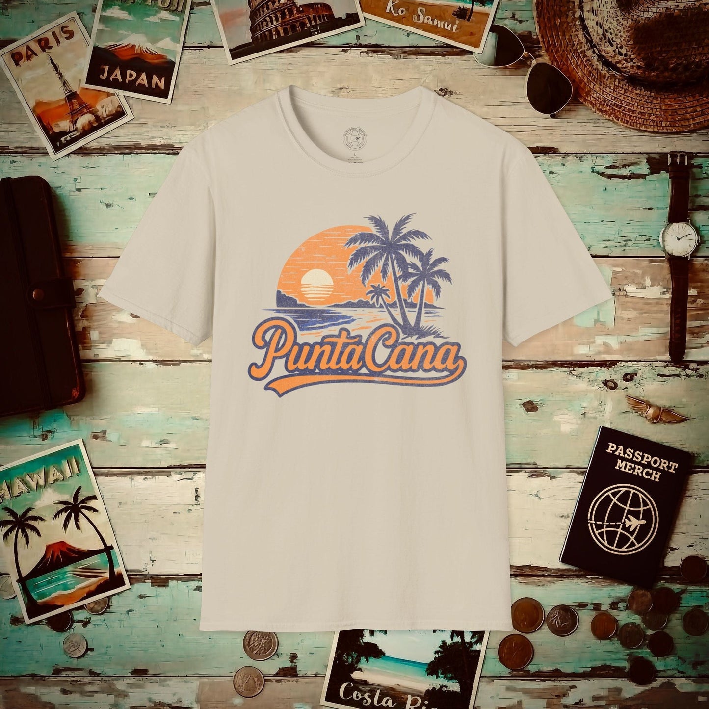 Punta Cana, Dominican Republic - 80's Vintage T-Shirt Sand / S