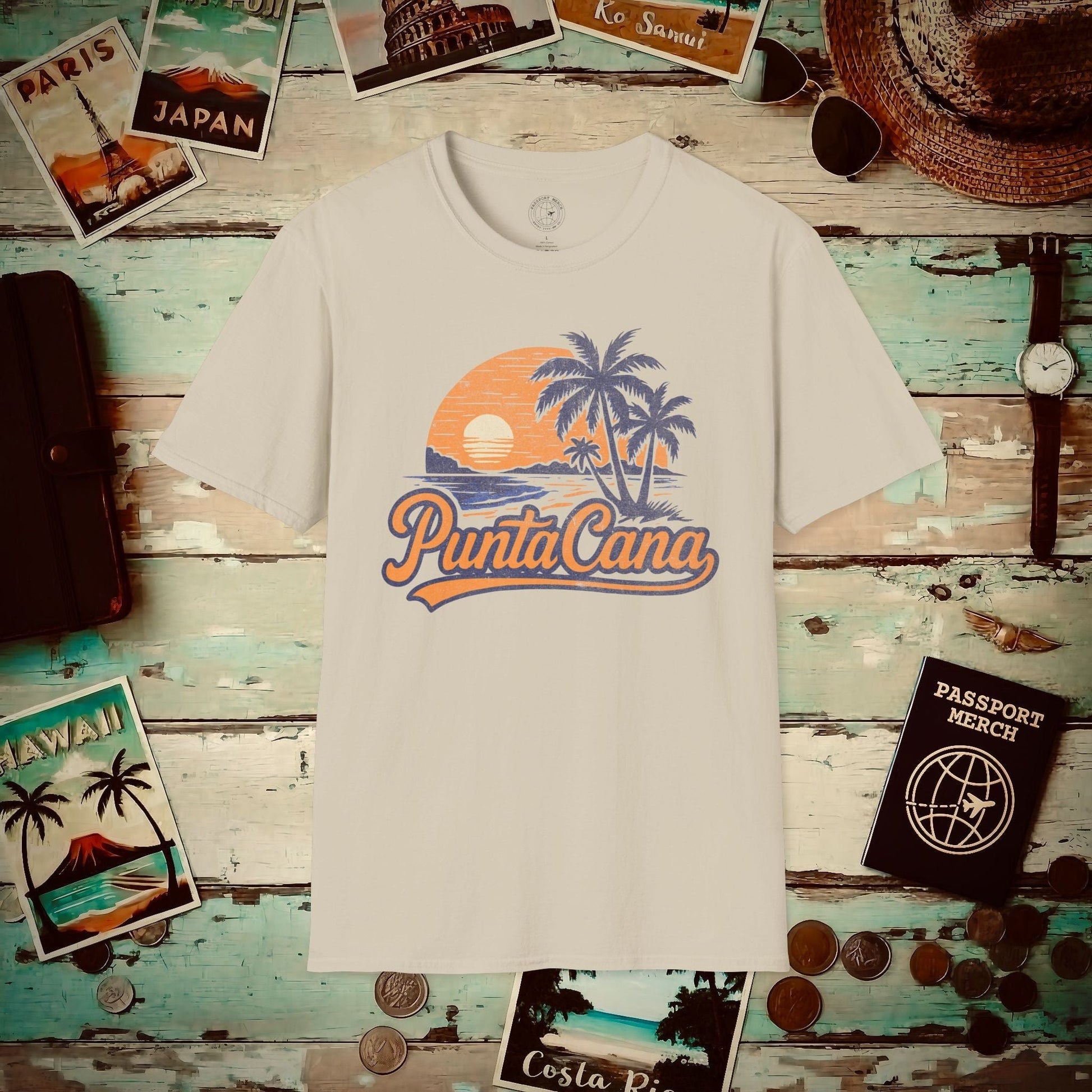 Punta Cana, Dominican Republic - 80's Vintage T-Shirt Sand / S