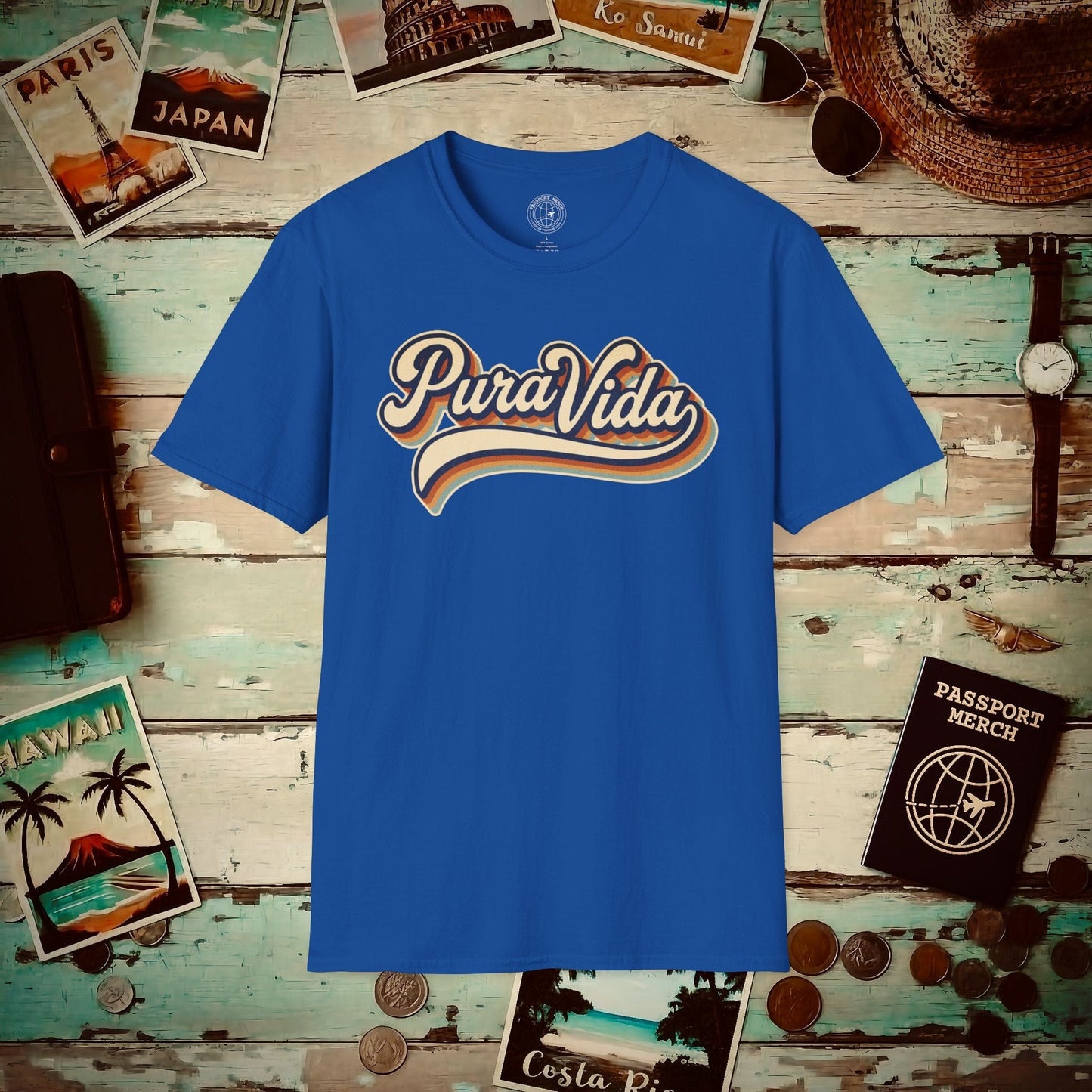 Pura Vida (Classic 70s), Costa Rica T-Shirt Royal / S