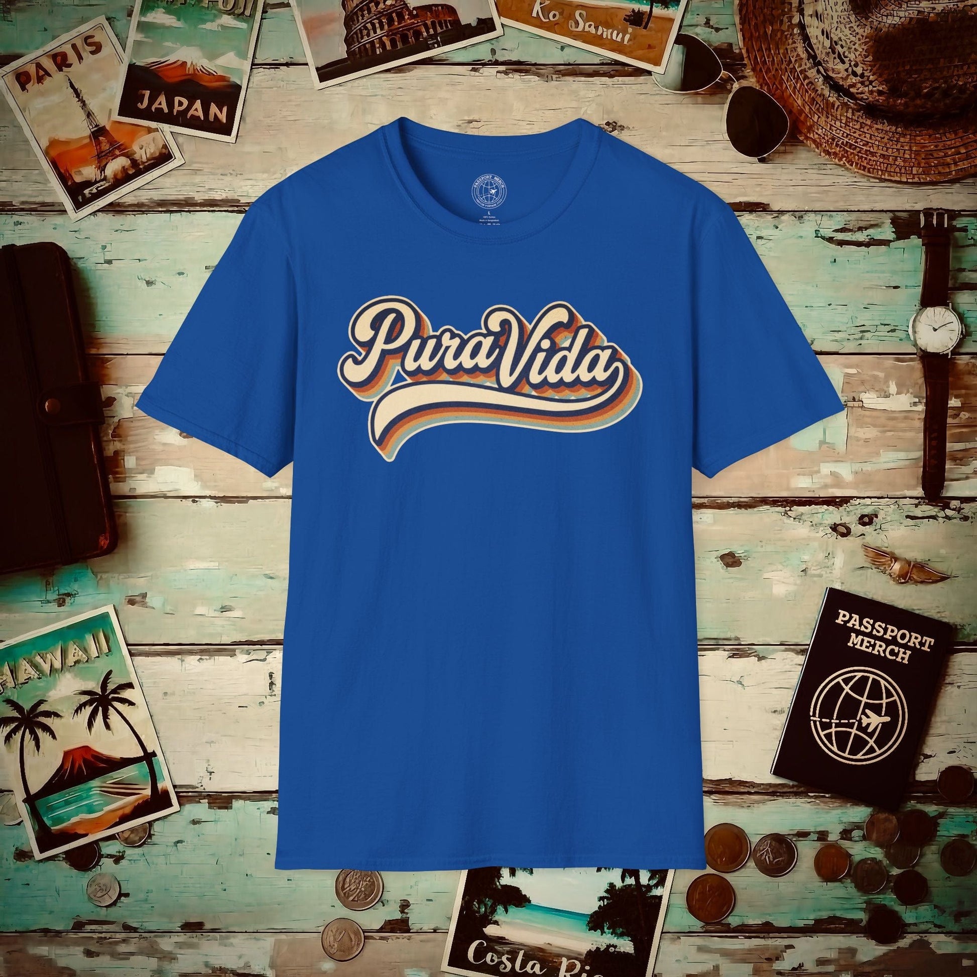 Pura Vida (Classic 70s), Costa Rica T-Shirt Royal / S