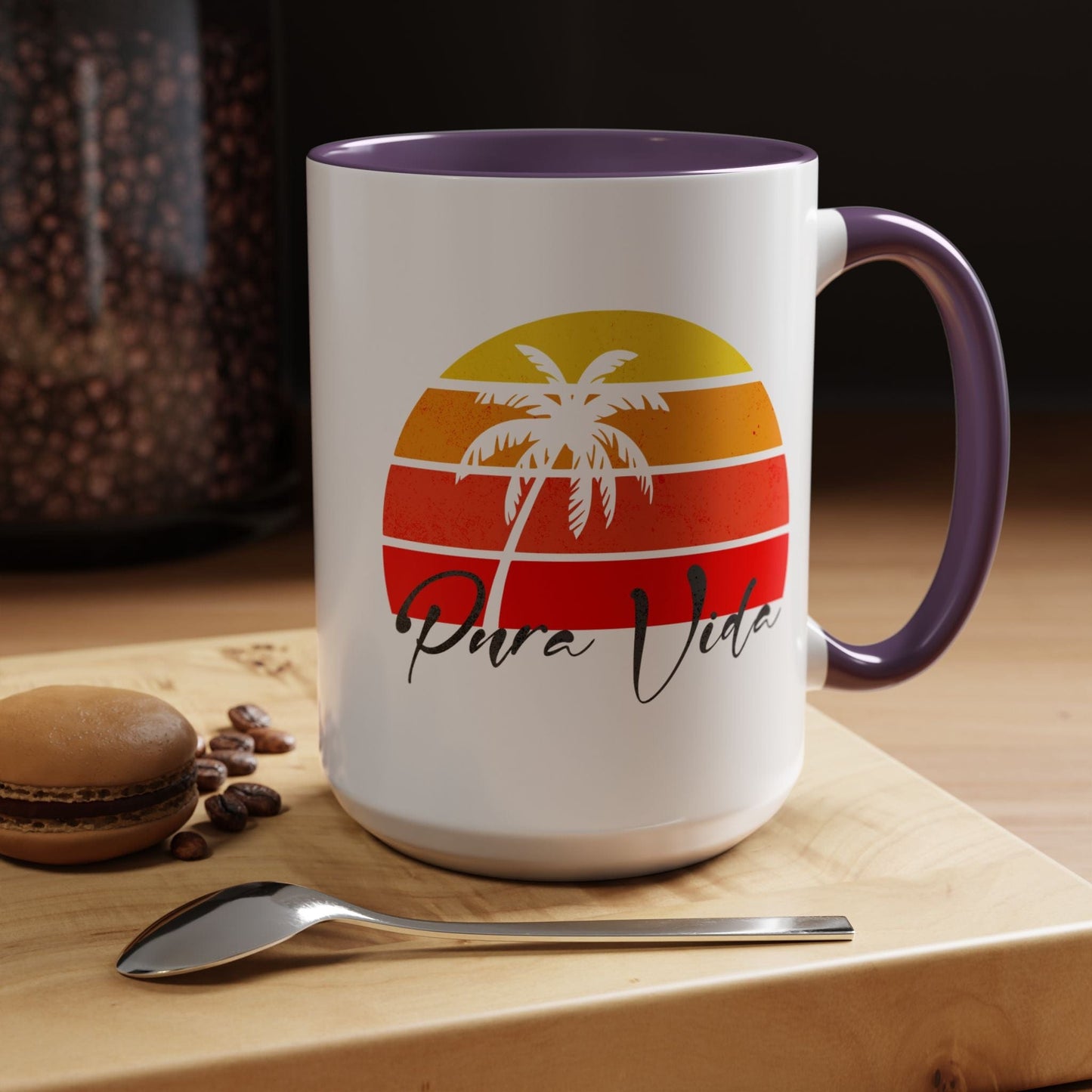 Pura Vida Costa Rica 15oz Mug Purple / 15oz