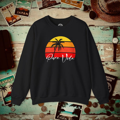 Pura Vida Costa Rica Crewneck Black / S