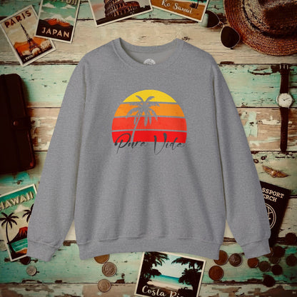 Pura Vida Costa Rica Crewneck Graphite Heather / S