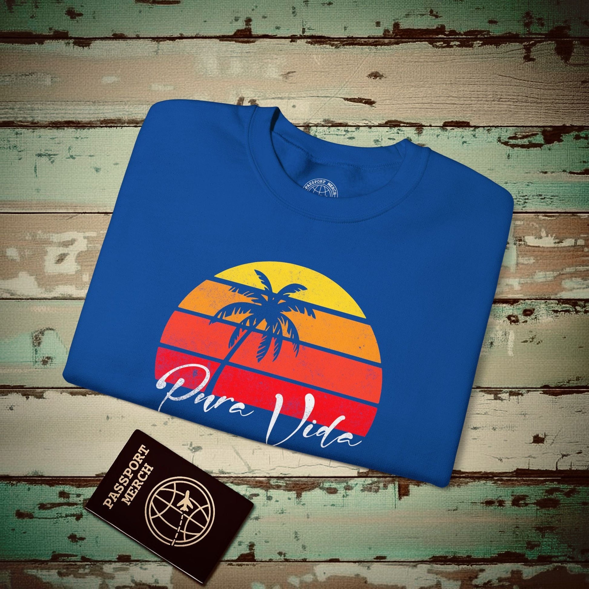 Pura Vida Costa Rica Crewneck Royal / S