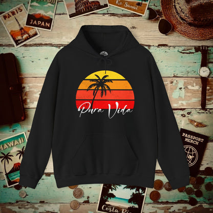 Pura Vida Costa Rica Hoodie Black / S