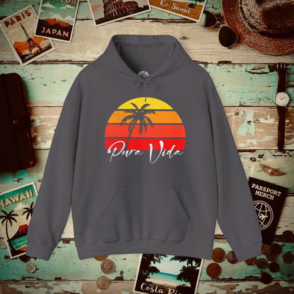 Pura Vida Costa Rica Hoodie Charcoal / S
