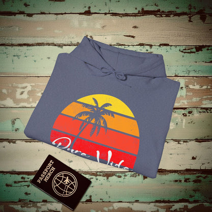 Pura Vida Costa Rica Hoodie Heather Navy / S