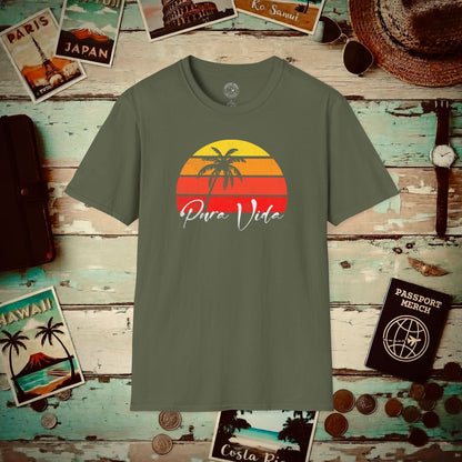 Pura Vida Costa Rica T-Shirt Military Green / S