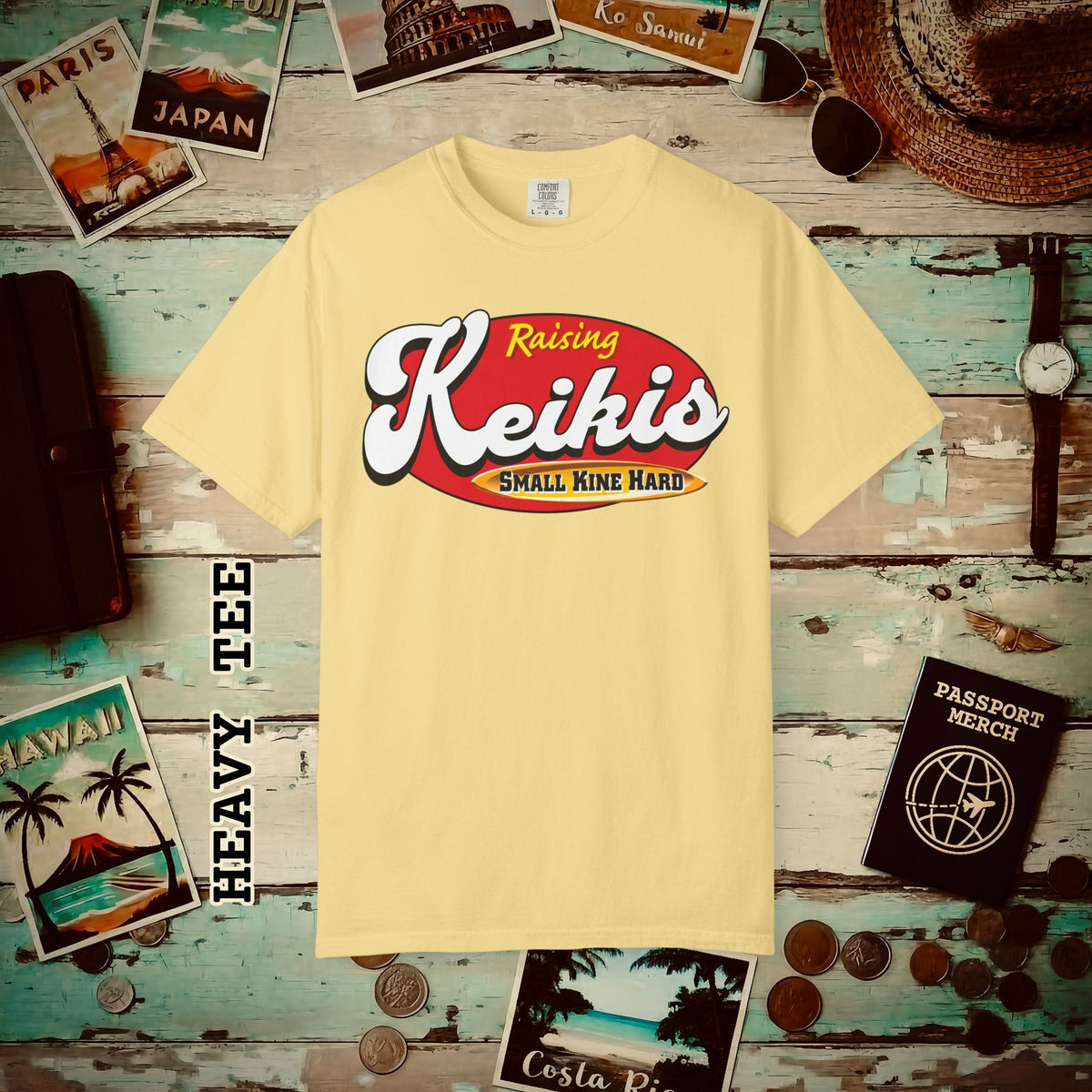 Raising Keikis, Hawaii Heavy Tee Butter / S