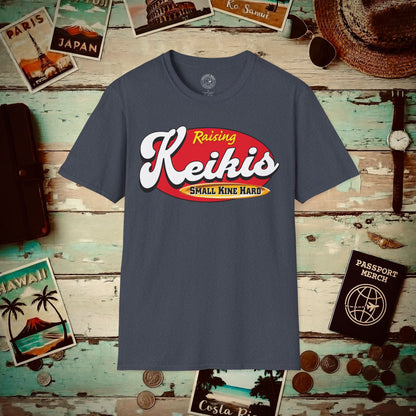 Raising Keikis, Hawaii T-Shirt Heather Navy / S