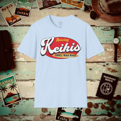 Raising Keikis, Hawaii T-Shirt Light Blue / S