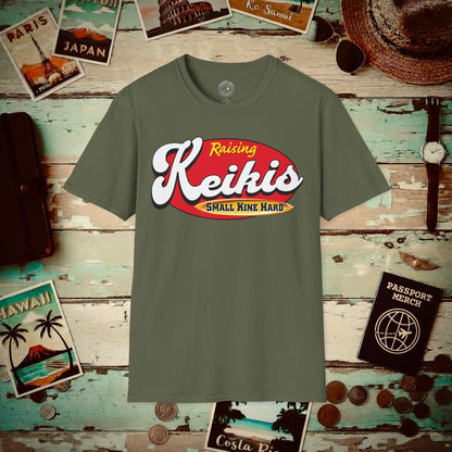 Raising Keikis, Hawaii T-Shirt Military Green / S