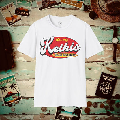 Raising Keikis, Hawaii T-Shirt White / S