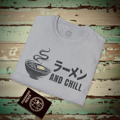 Ramen and Chill, Japan T-Shirt Sport Grey / S