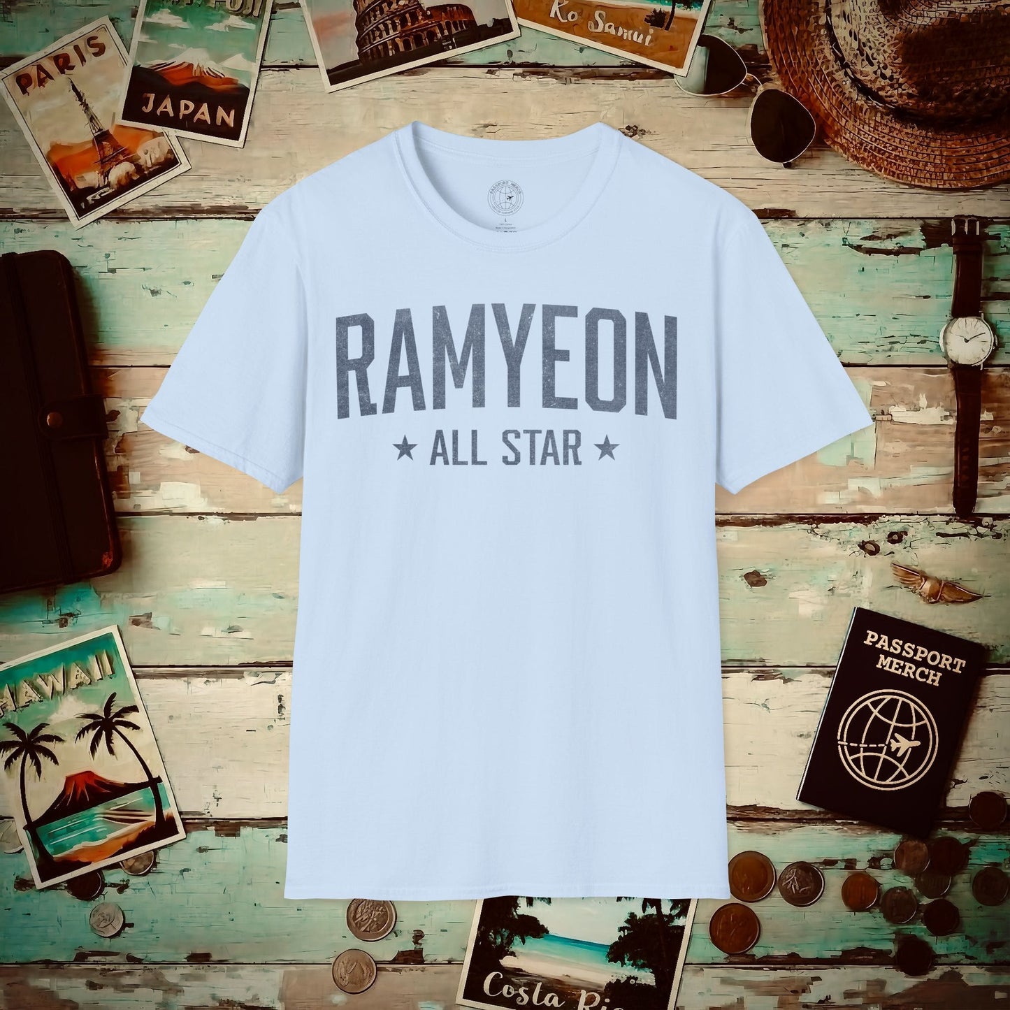 Ramyeon All Star, Korea T-Shirt Light Blue / S