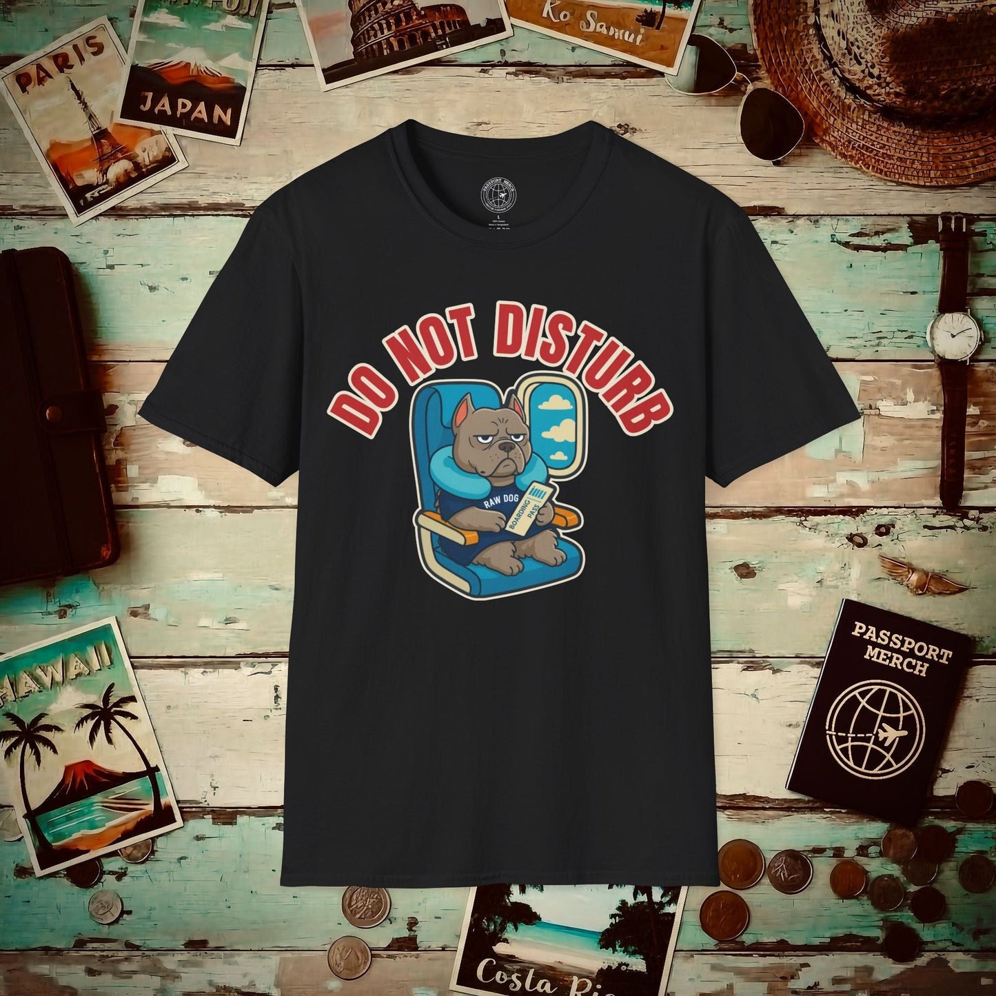 Raw Dogging - Do Not Disturb T-Shirt Black / S