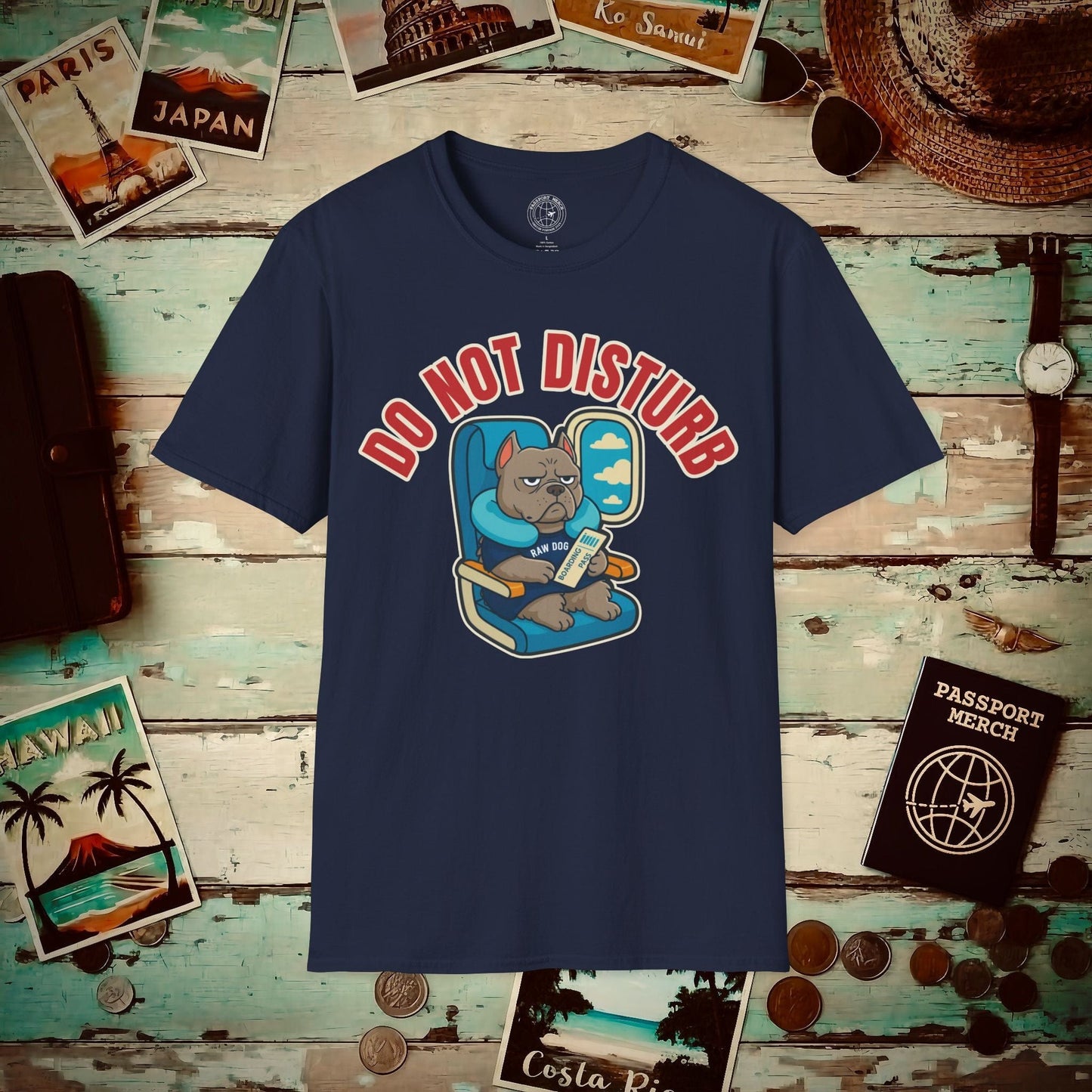 Raw Dogging - Do Not Disturb T-Shirt Navy / S