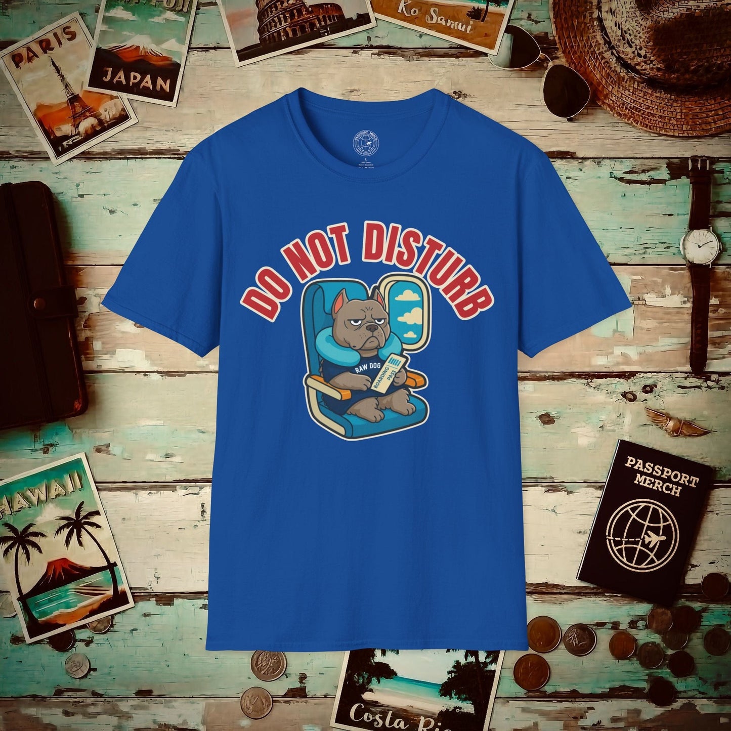 Raw Dogging - Do Not Disturb T-Shirt Royal / S