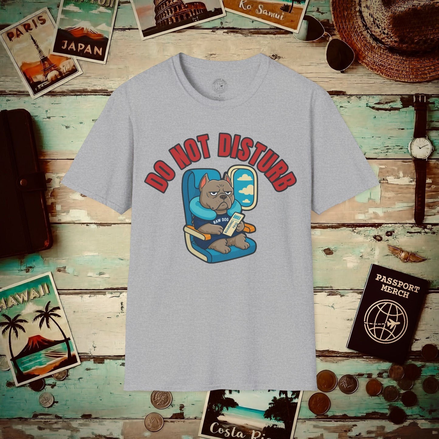 Raw Dogging - Do Not Disturb T-Shirt Sport Grey / S