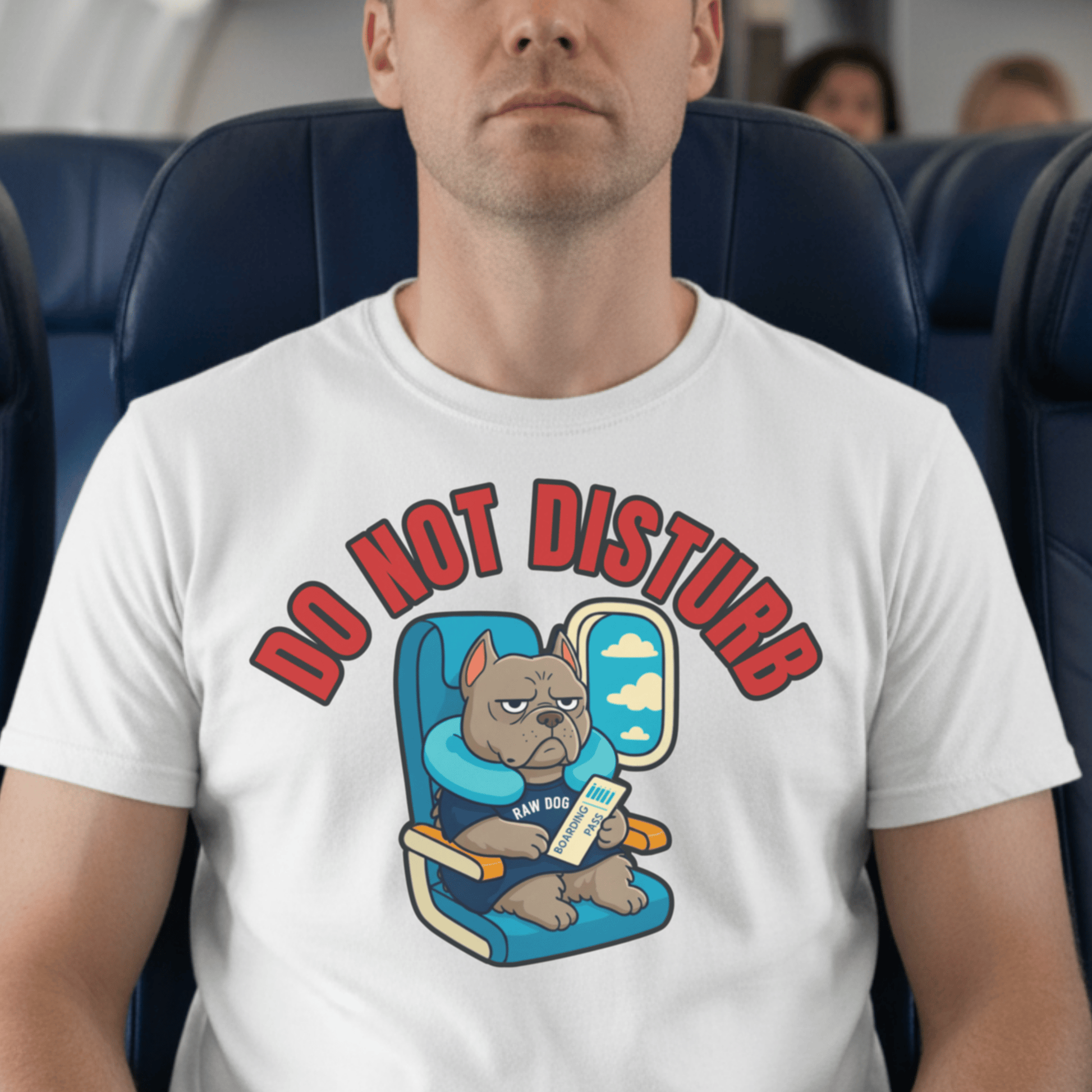 Raw Dogging - Do Not Disturb T-Shirt White / S