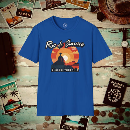 Redeem Yourself Rio de Janeiro Brazil T-Shirt Royal / S