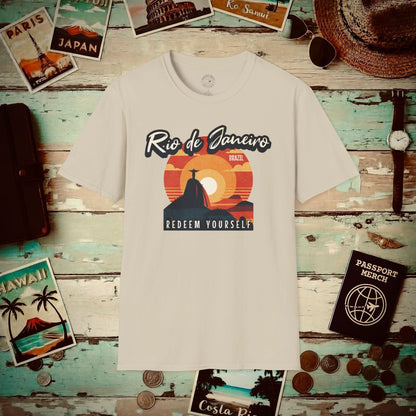 Redeem Yourself Rio de Janeiro Brazil T-Shirt Sand / S