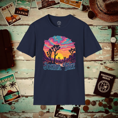 Retro Joshua Tree, California T-Shirt Navy / S