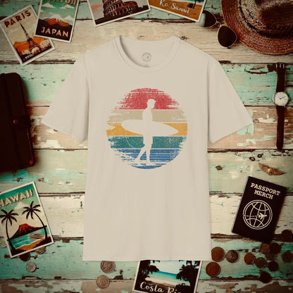 Retro Sun Surfer Dude T-Shirt Sand / S