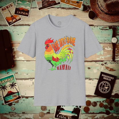 Rise and Shine Rooster, Hawaii T-Shirt Sport Grey / S