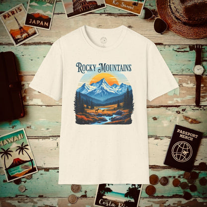 Rocky Mountains, Colorado T-Shirt Natural / S