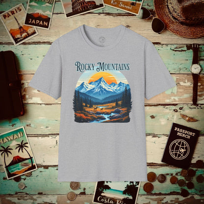 Rocky Mountains, Colorado T-Shirt Sport Grey / S