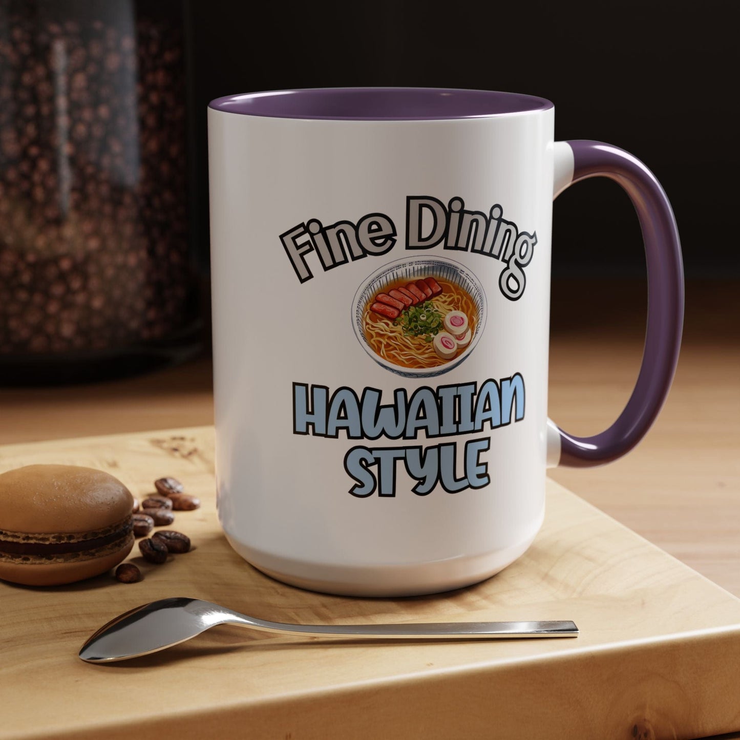 Saimin Fine Dining Hawaiian Style 15oz Mug Purple / 15oz