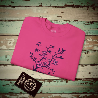 Sakura Serenity, Japan Crewneck Heliconia / S
